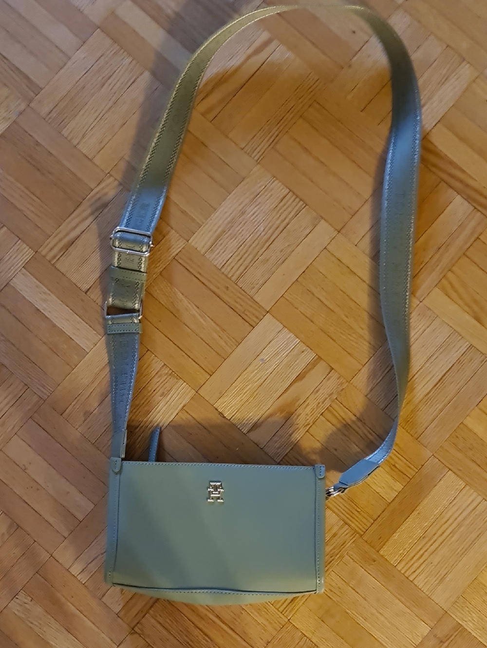 Tommy Hilfiger Sage Green Crossbody Bag
